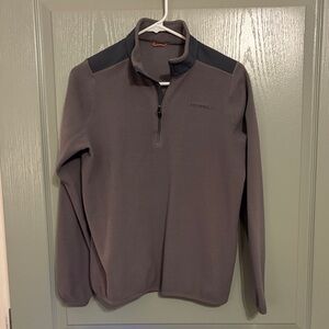 Merrell Charcoal and Black Fleece Pullover